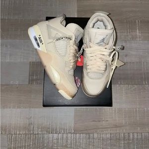 These are Air Jordan 4/off white